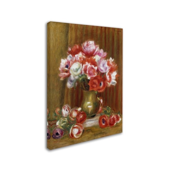 Pierre Renoir 'Anemones 1909' Canvas Art,14x19